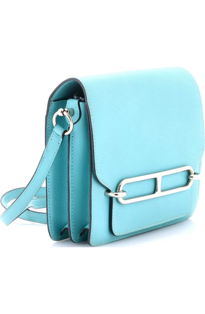 Pre-Owned Hermes Roulis Bag Evercolor 18, Alternate, color, Bleu Atoll