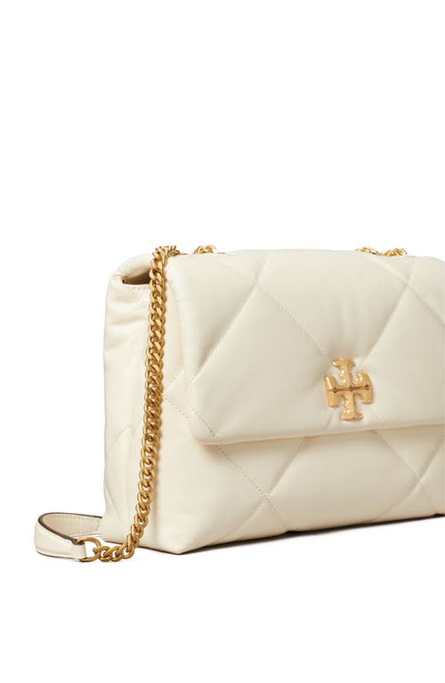 Tory Burch Small Kira Diamond Quilted Convertible Leather Shoulder Bag