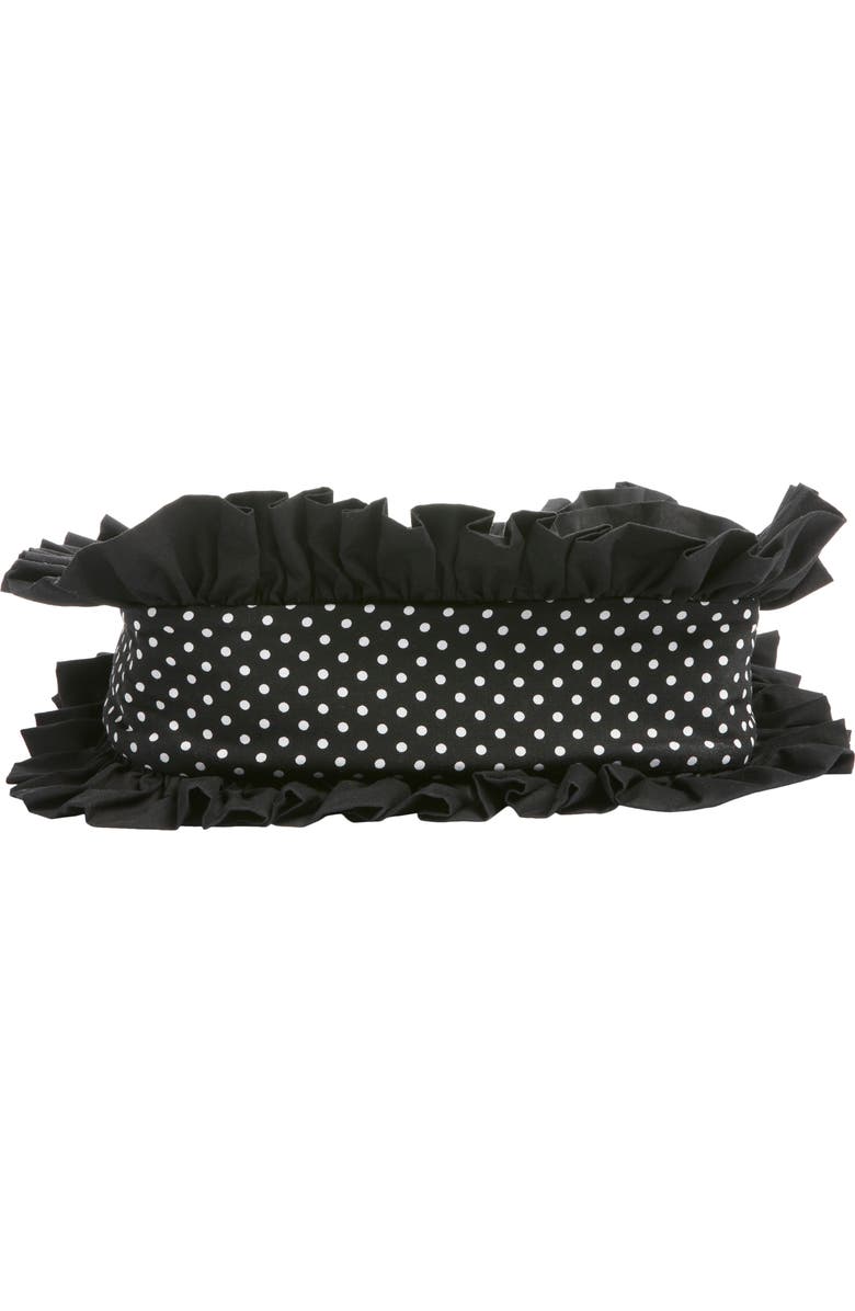 Baggy London Baguette Shoulder Bag, Alternate, color, Black White/ Bow