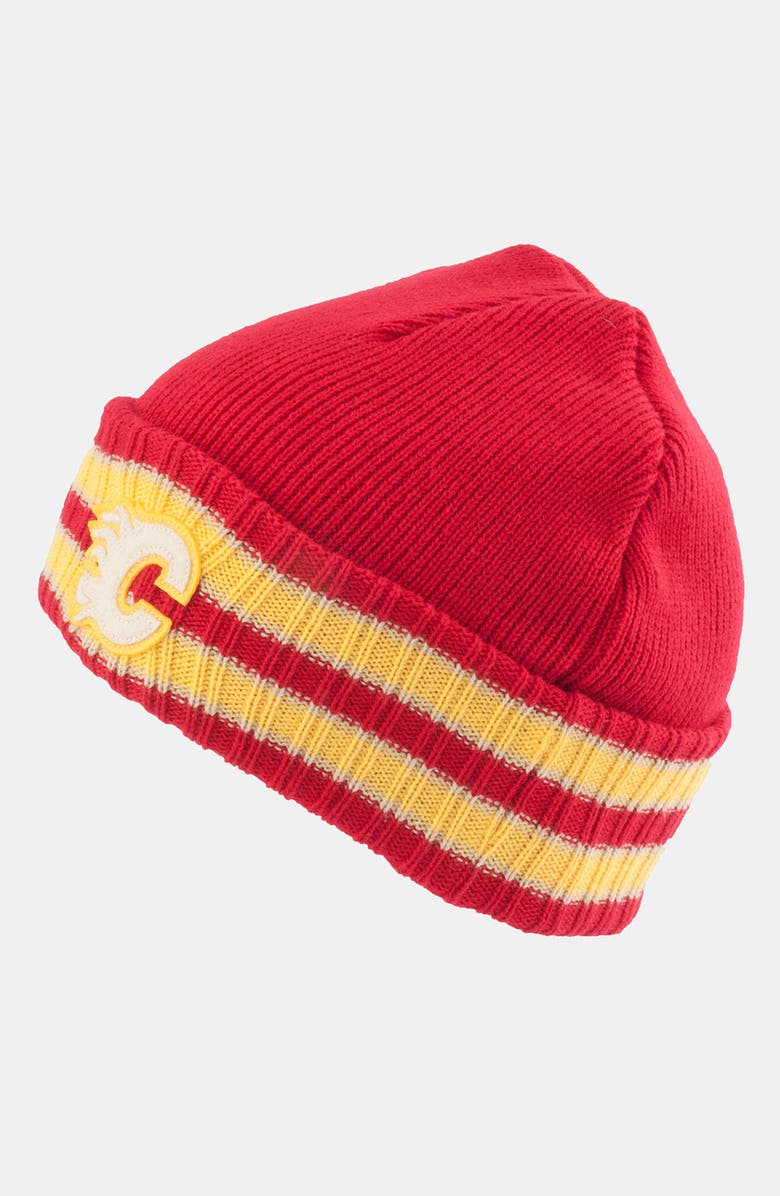 American Needle 'Calgary Flames - Slash' Knit Hat, Main, color, 