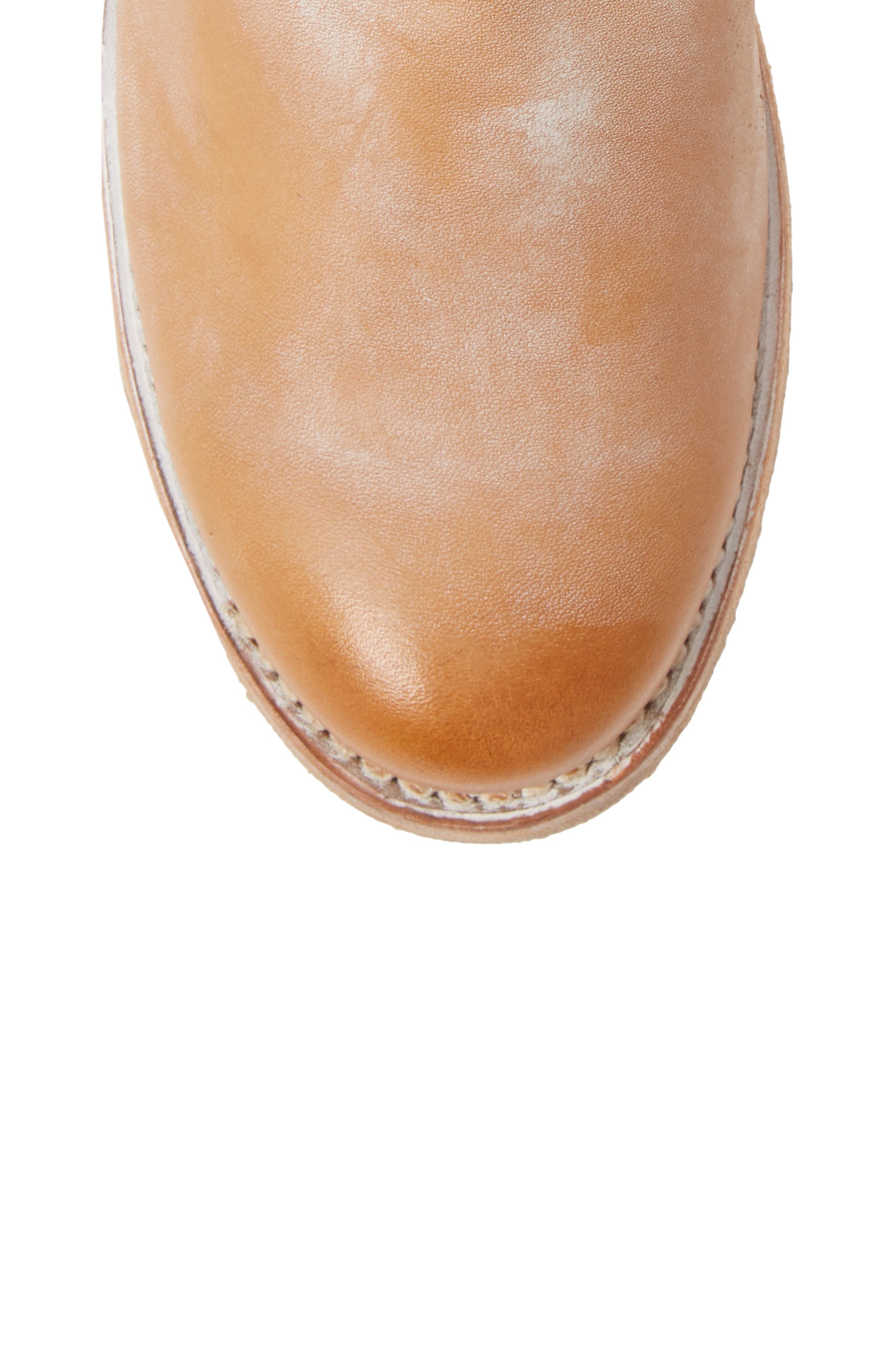 Veronica Short Slouchy Boot, Alternate, color, TAN LEATHER