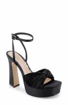 Jewel Badgley Mischka Icelynn Ankle Strap Platform Sandal