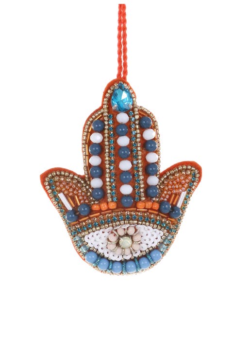 Beaded Hamsa Hand Ornament