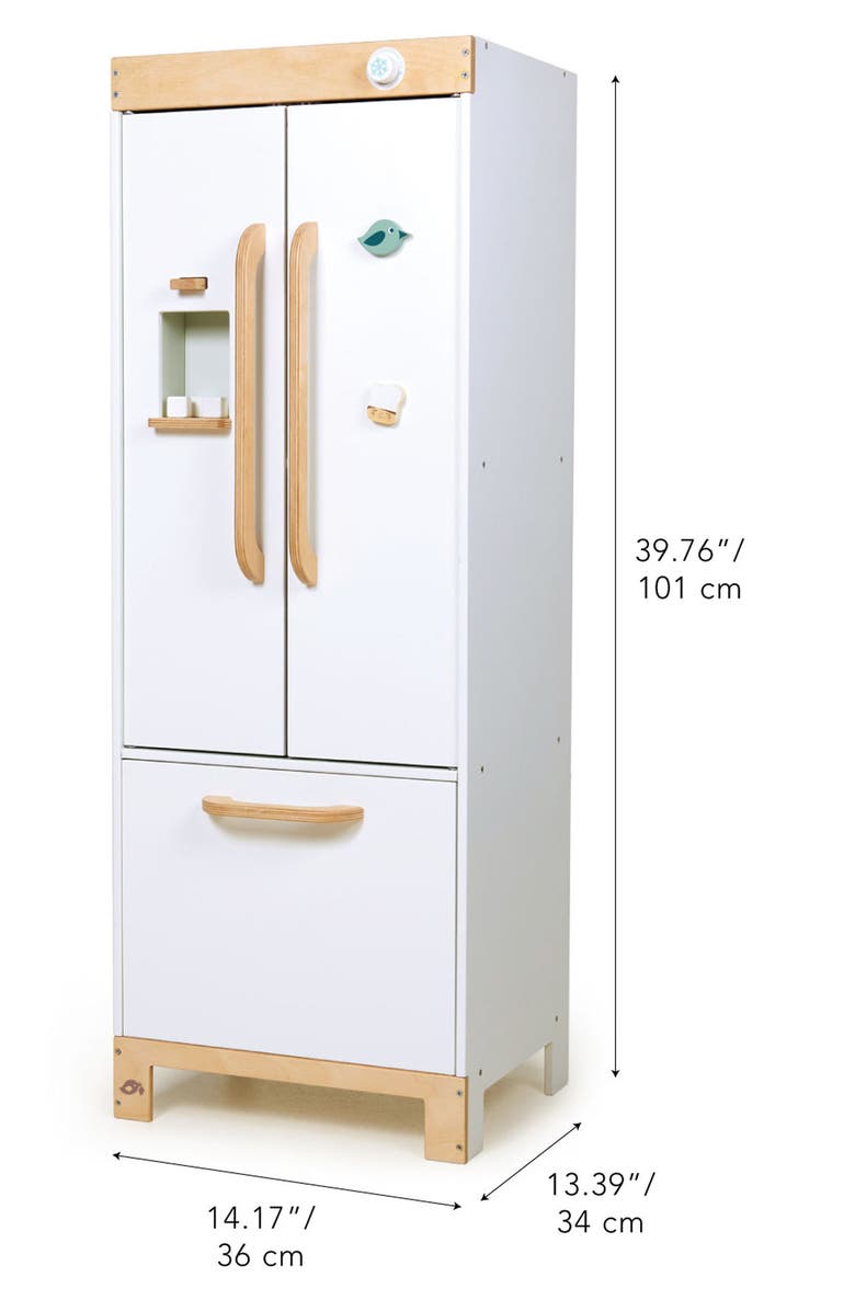 Tender Leaf Toys Wooden Play Refrigerator, Alternate, color, Multi
