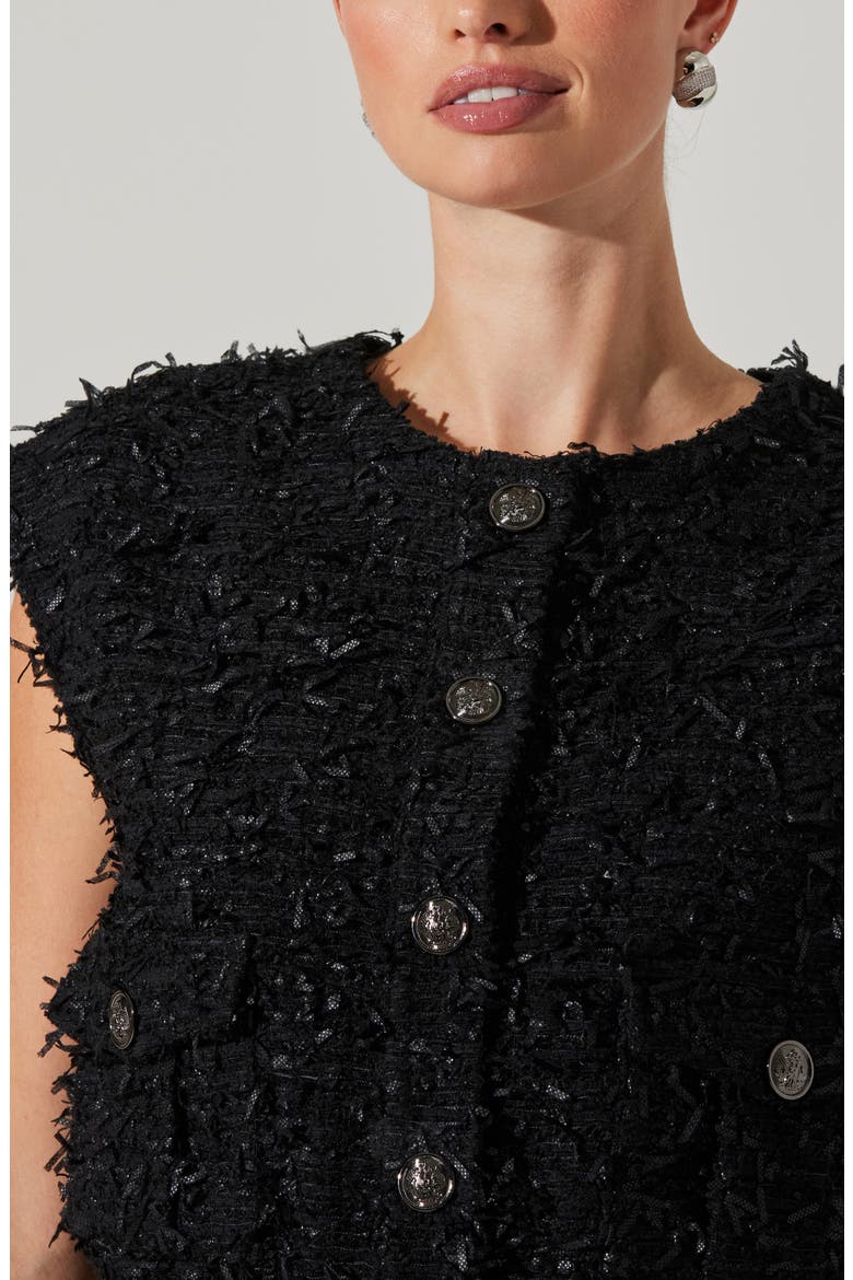 Pedrine Vest, Alternate, color, BLACK