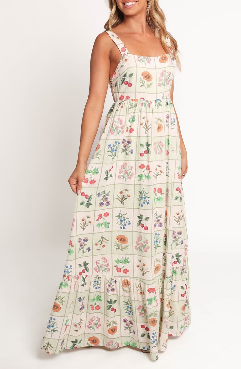 Petal & Pup Reid Printed Maxi Sundress, Alternate, color, Flower Market