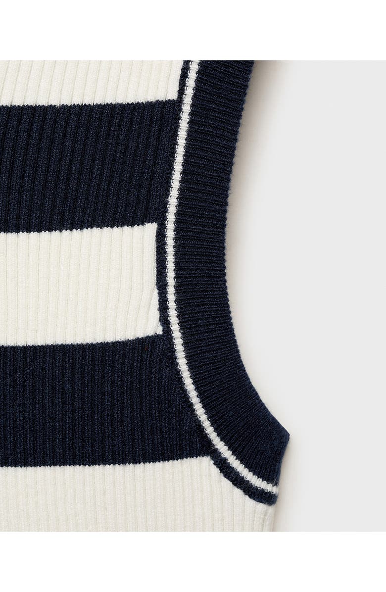 MANGO Stripe Sweater Tank, Alternate, color,