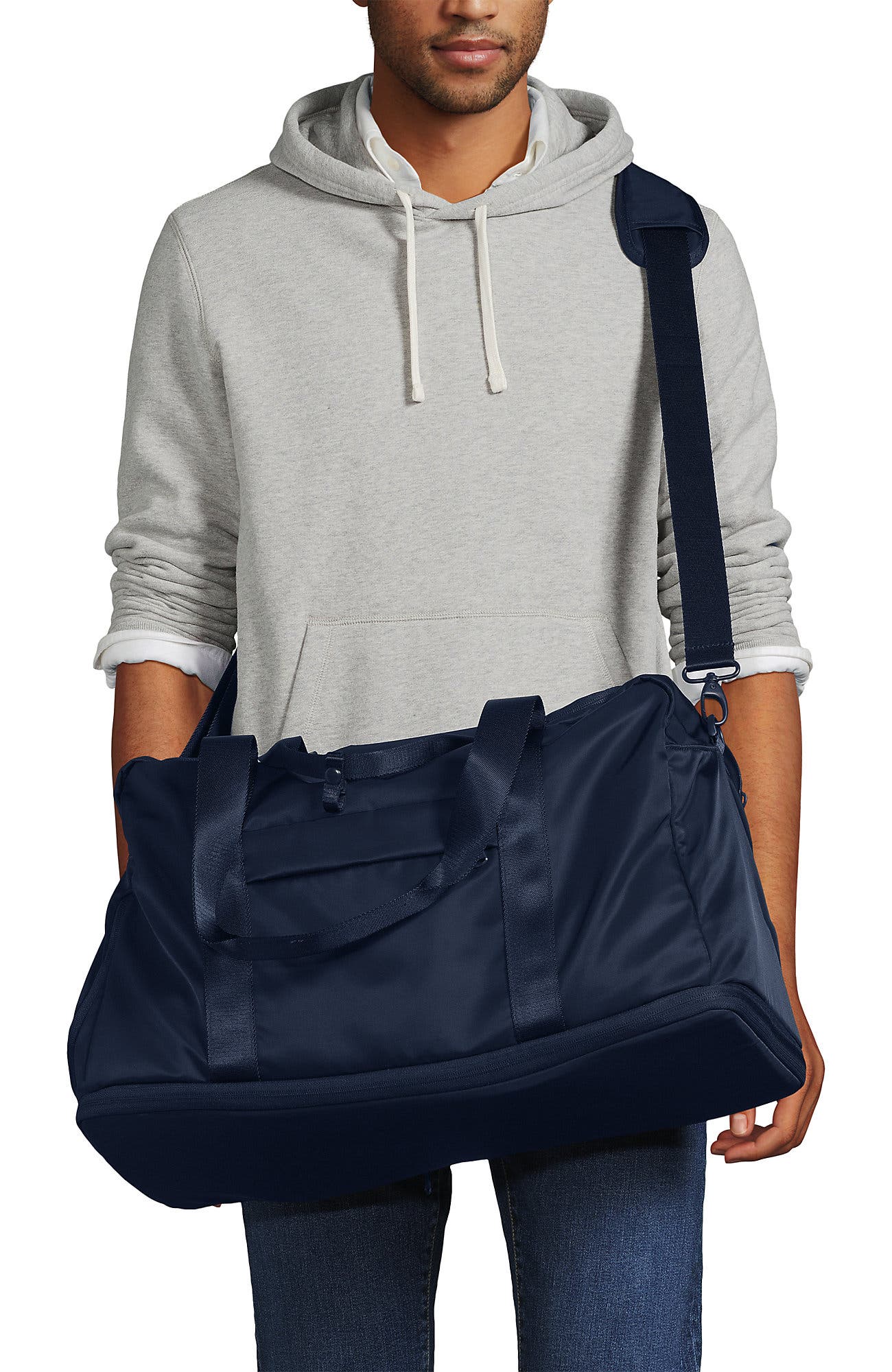 Travel Carry On Luggage Duffle Bag, Alternate, color, Radiant Navy