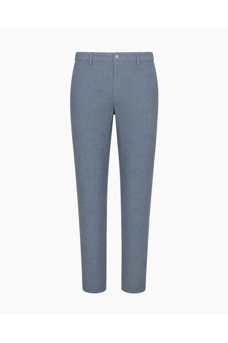 Linen Trouser, Alternate, color, Deep Marine