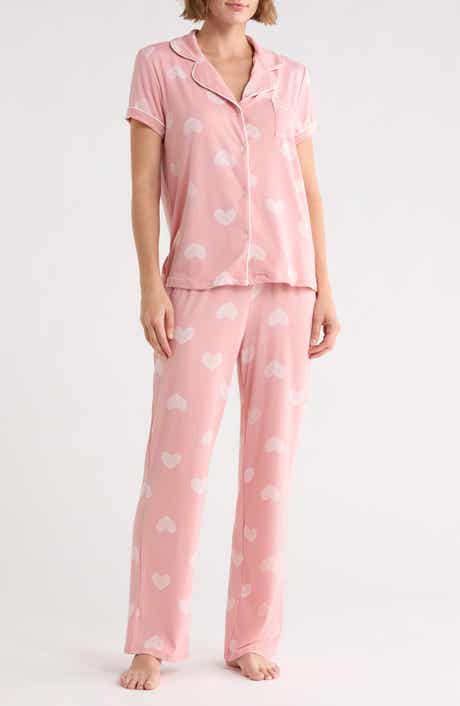 Tart Ginnie Heart Print Pants Pajamas