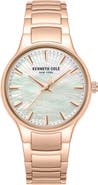 Kenneth Cole New York Mother-of-Pearl Dial Bracelet Watch, 34mm