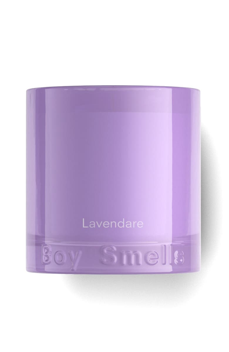 Boy Smells Lavendare Candle, Main, color,