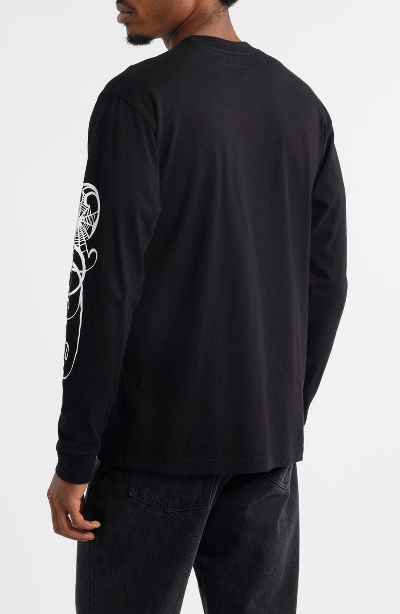 Afield Out Pulse Long Sleeve Graphic T-Shirt, Alternate, color, Black