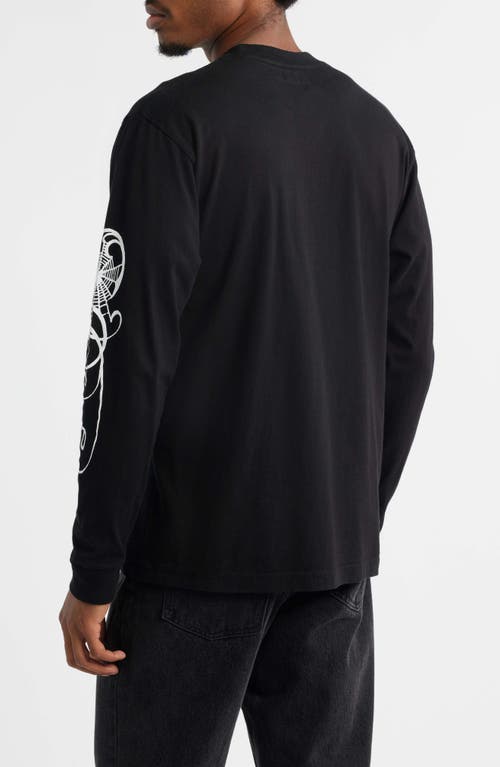 Afield Out Pulse Long Sleeve Graphic T-shirt In Black
