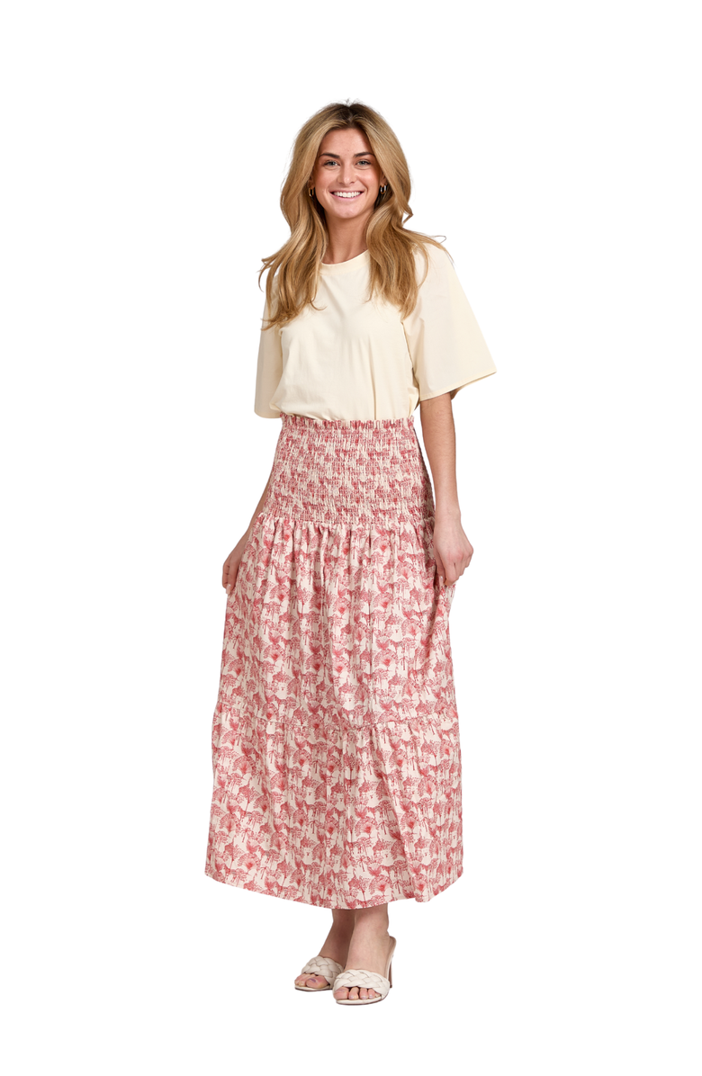 Taylor Tillman Leah Skirt, Alternate, color, Red Safari