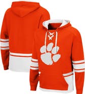 COLOSSEUM Men's Colosseum Orange Clemson Tigers Lace Up 3.0 Pullover Hoodie
