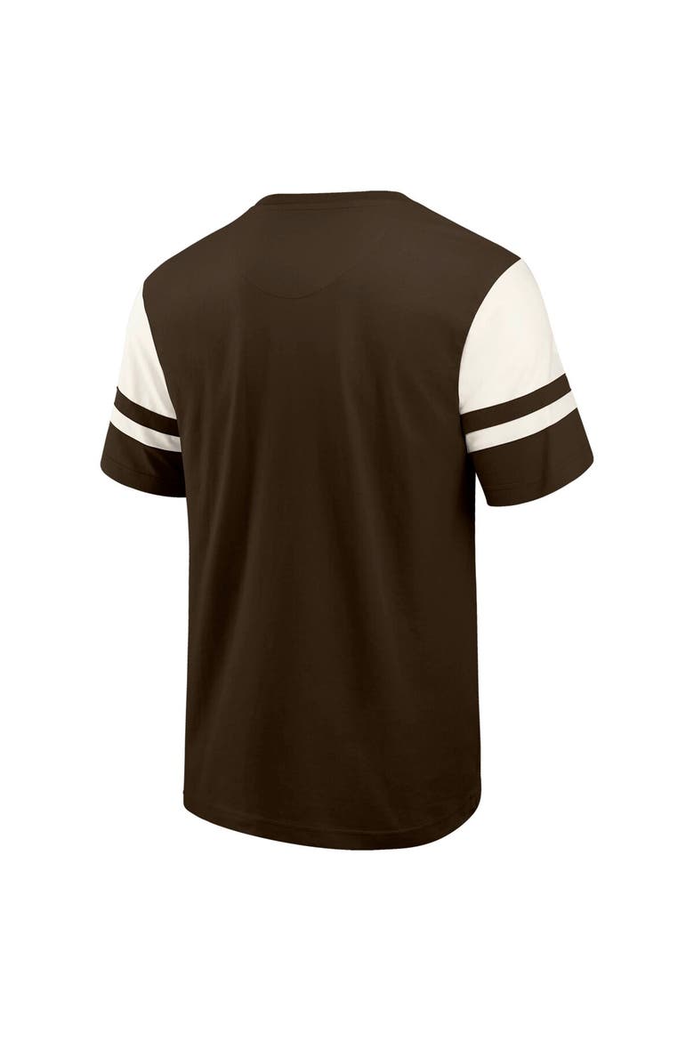 Men's Darius Rucker Collection by Fanatics  Brown Cleveland Browns Football T-Shirt, Alternate, color, Brown