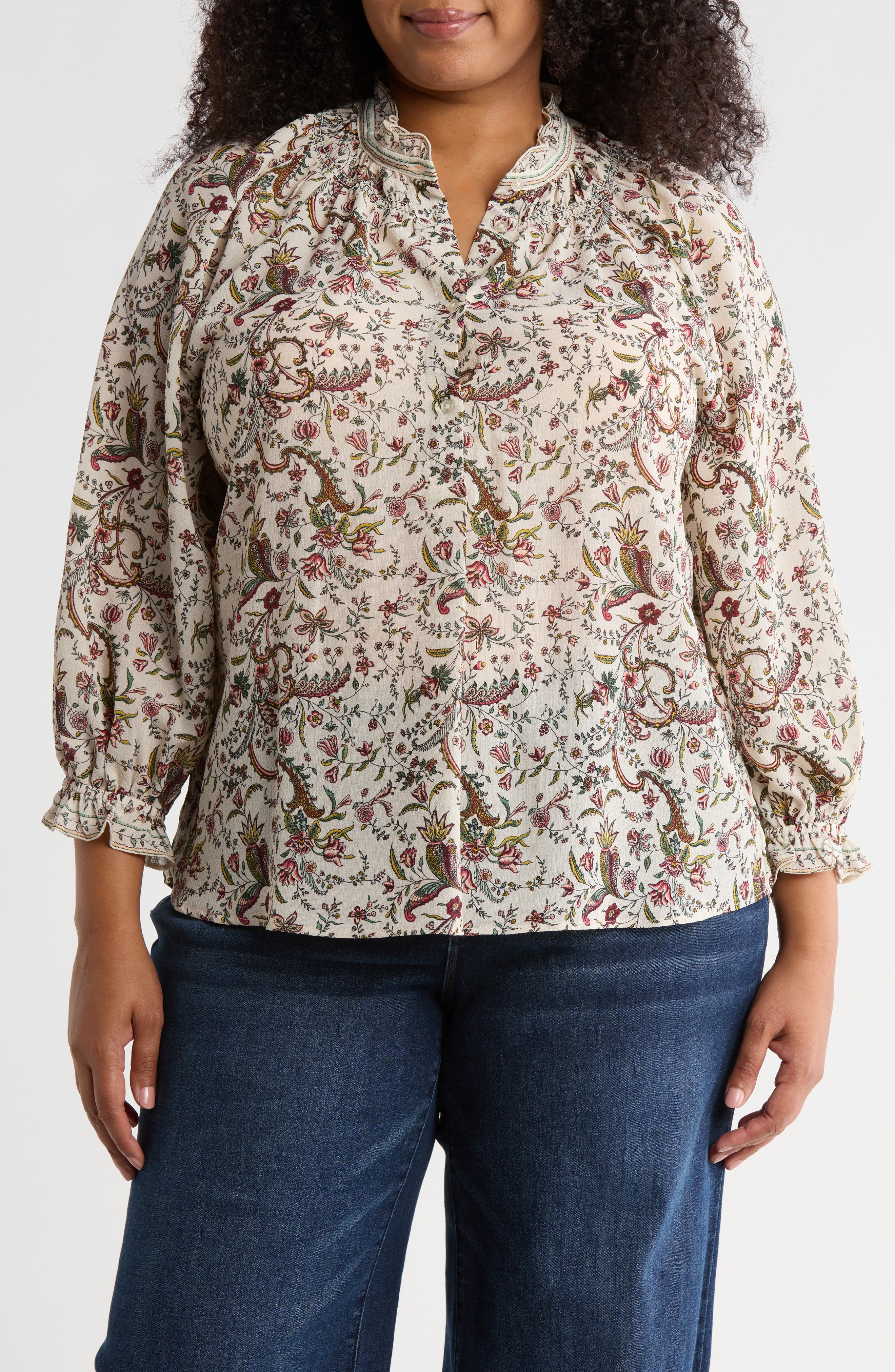 MAX STUDIO Ruffle Top