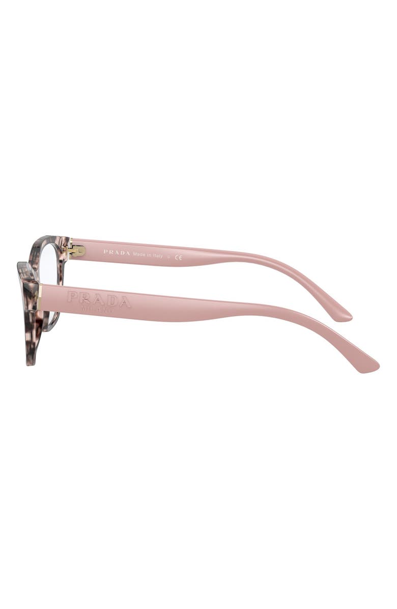 Prada 53mm Cat Eye Optical Glasses, Alternate, color, Pink