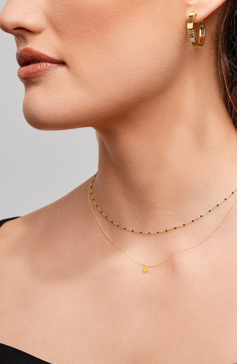 Bony Levy 14K Gold Mini Heart Pendant Necklace, Alternate, color, 