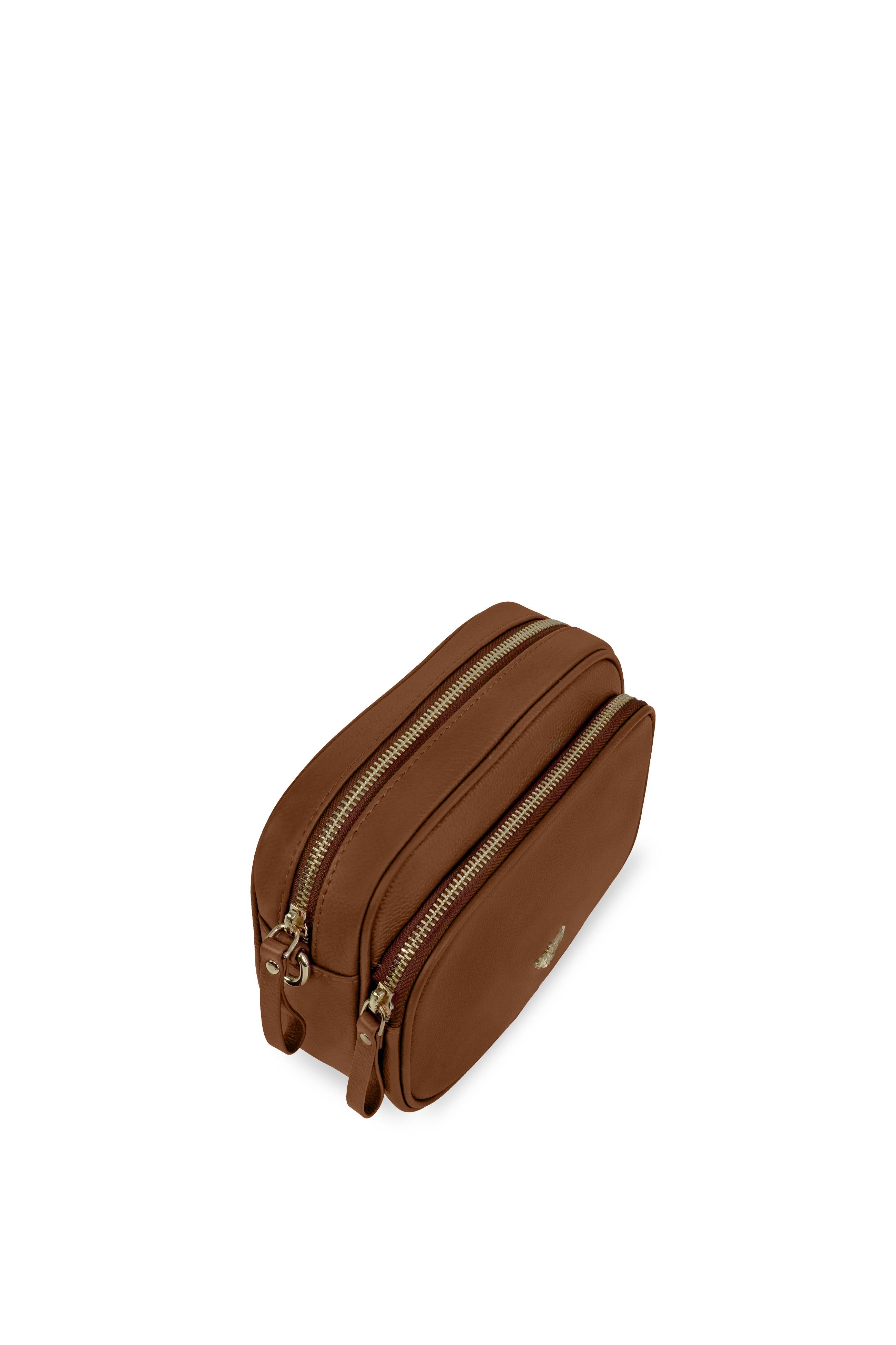 The Betty Leather Crossbody Bag, Alternate, color, Tan