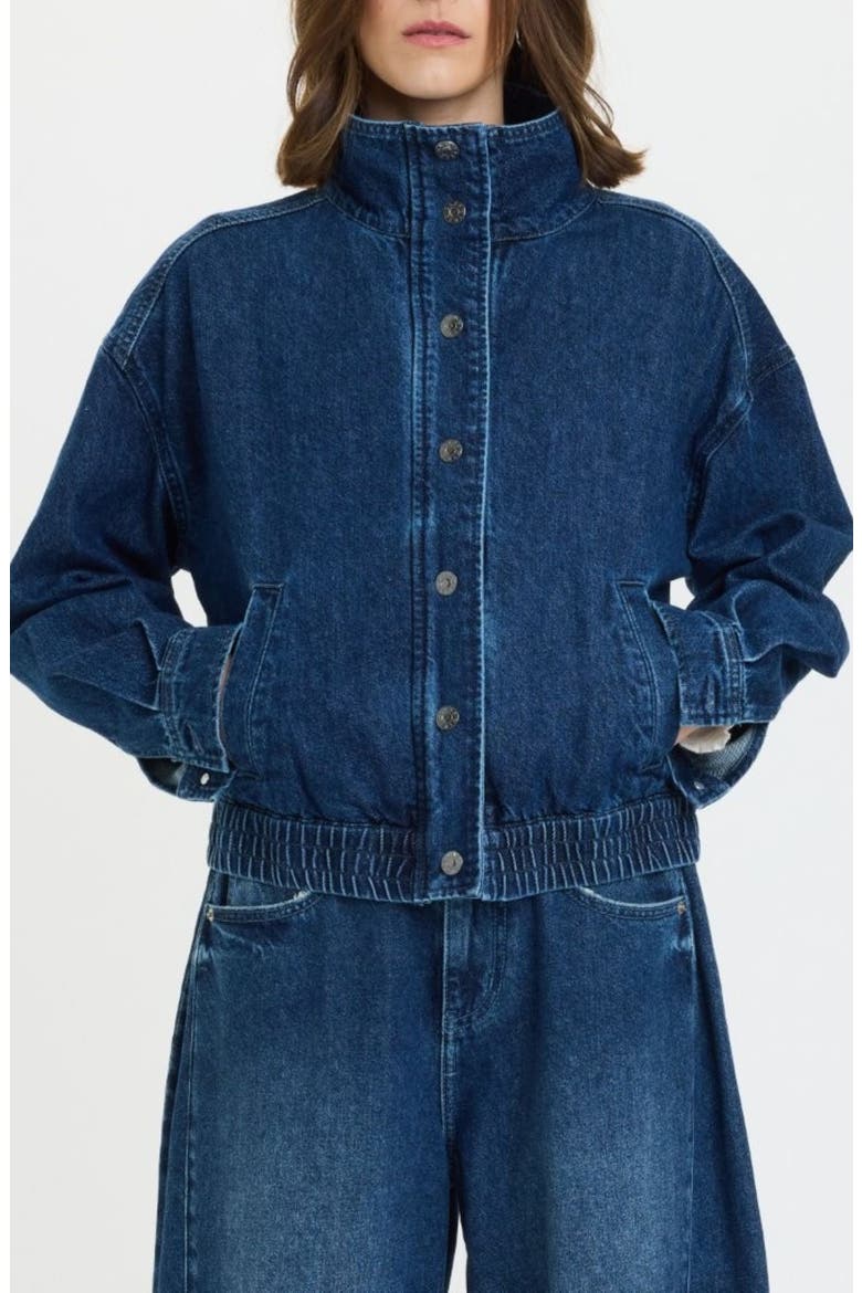 Phantom Denim Jacket, Main, color, RUSH