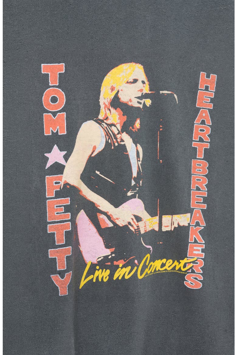 Tom Petty Graphic T-Shirt, Alternate, color, VINTAGE BLACK