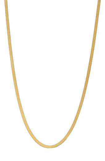 AMERICAN EXCHANGE Herringbone Chain Necklace