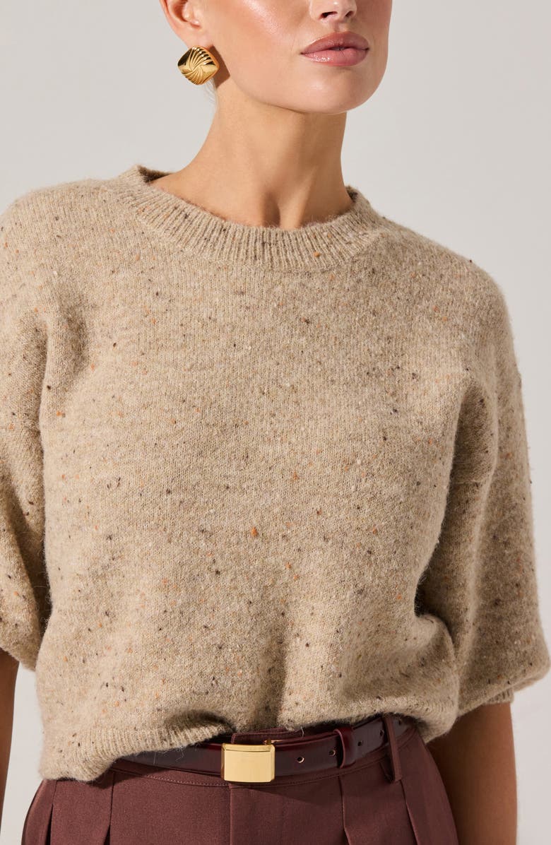 ASTR the Label Colette Elbow Sleeve Sweater, Alternate, color, 