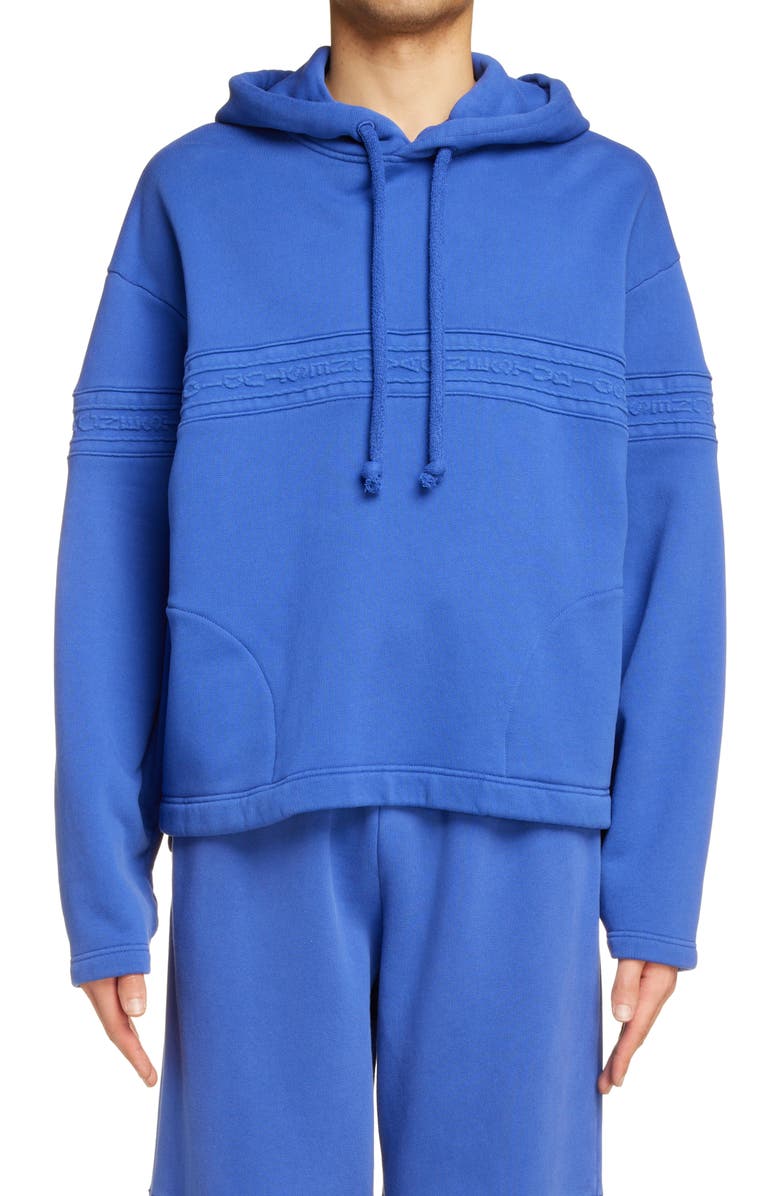 Acne Studios Farmy Chain Embossed Graphic Hoodie, Main, color,