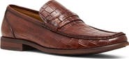 Steve Madden Kline Croc Embossed Penny Loafer