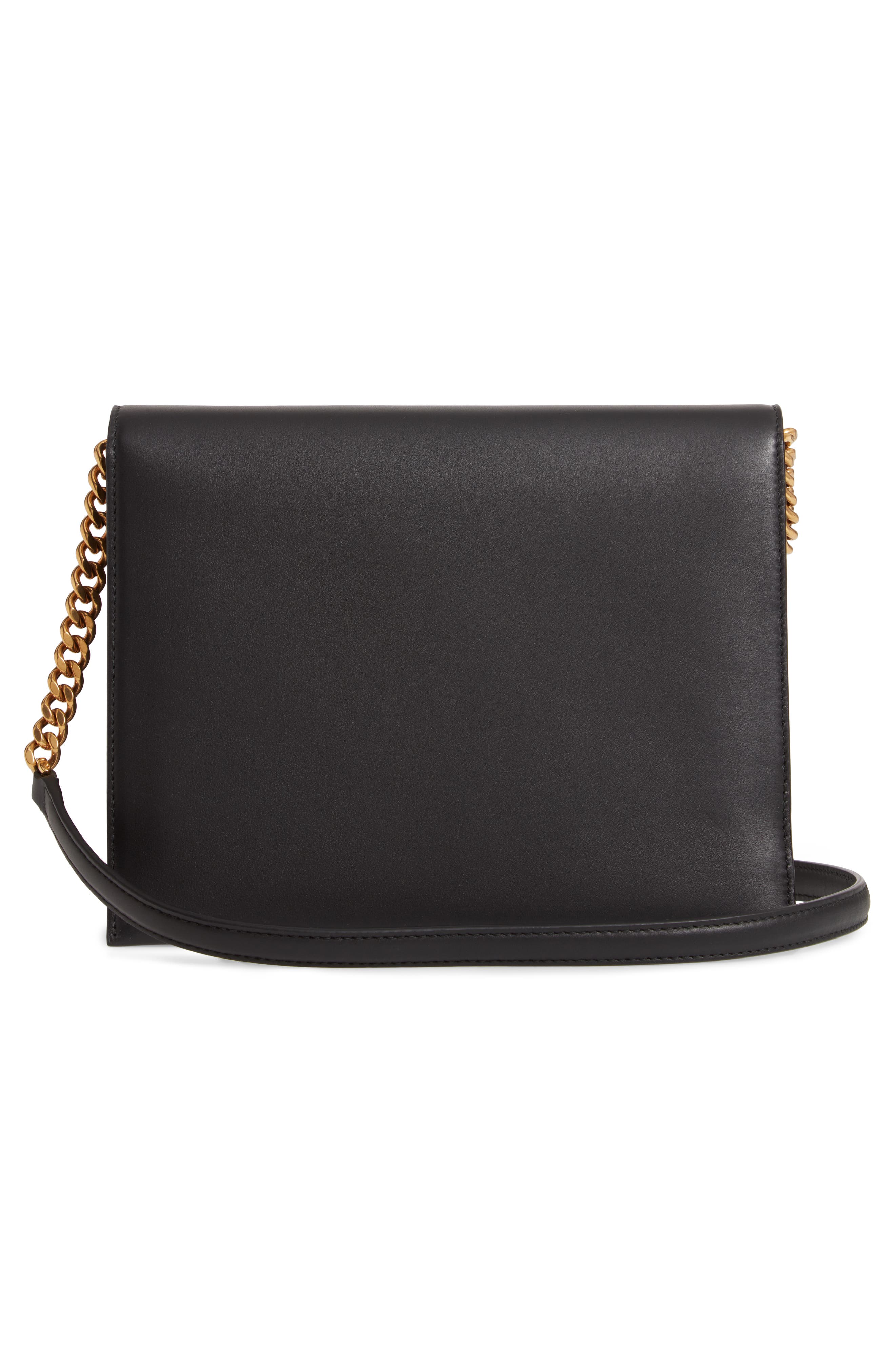 FERRAGAMO Salvatore Ferragamo Gancio Square Leather Crossbody Bag, Alternate, color, 