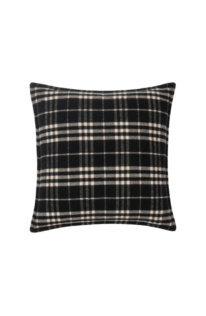 Burberry Check Wool Cashmere Cushion, Alternate, color, Black/Calico