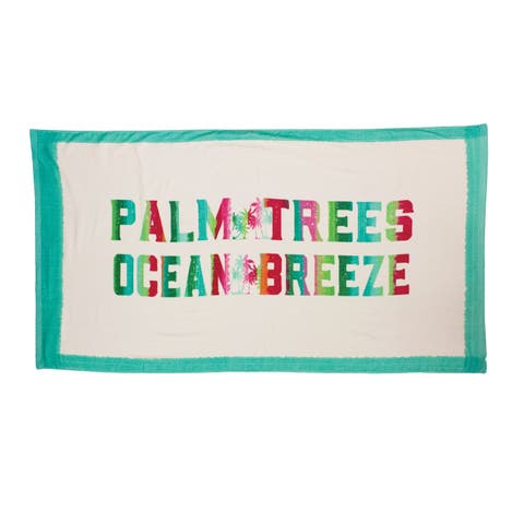 Palm Trees Ocean Breeze Towel