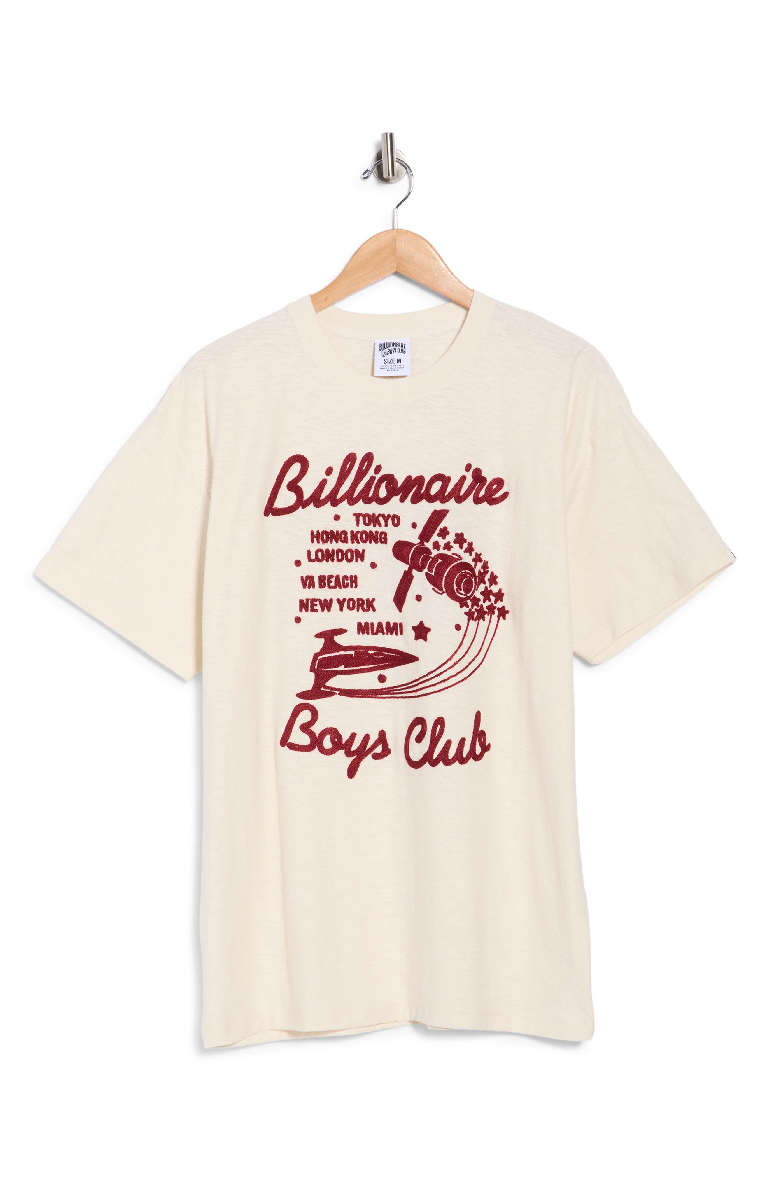Billionaire Boys Club Global Embroidered T-Shirt