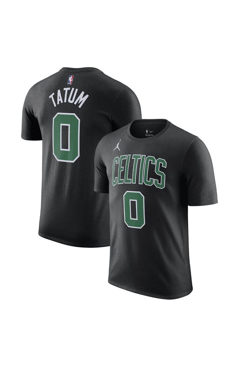 Jordan Brand Men's Jordan Brand Jayson Tatum Black Boston Celtics 2022/23 Statement Edition Name & Number T-Shirt, Main, color, Black