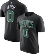 Jordan Brand Men's Jordan Brand Jayson Tatum Black Boston Celtics 2022/23 Statement Edition Name & Number T-Shirt