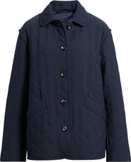 Bernardo Diamond Quilted Jacket