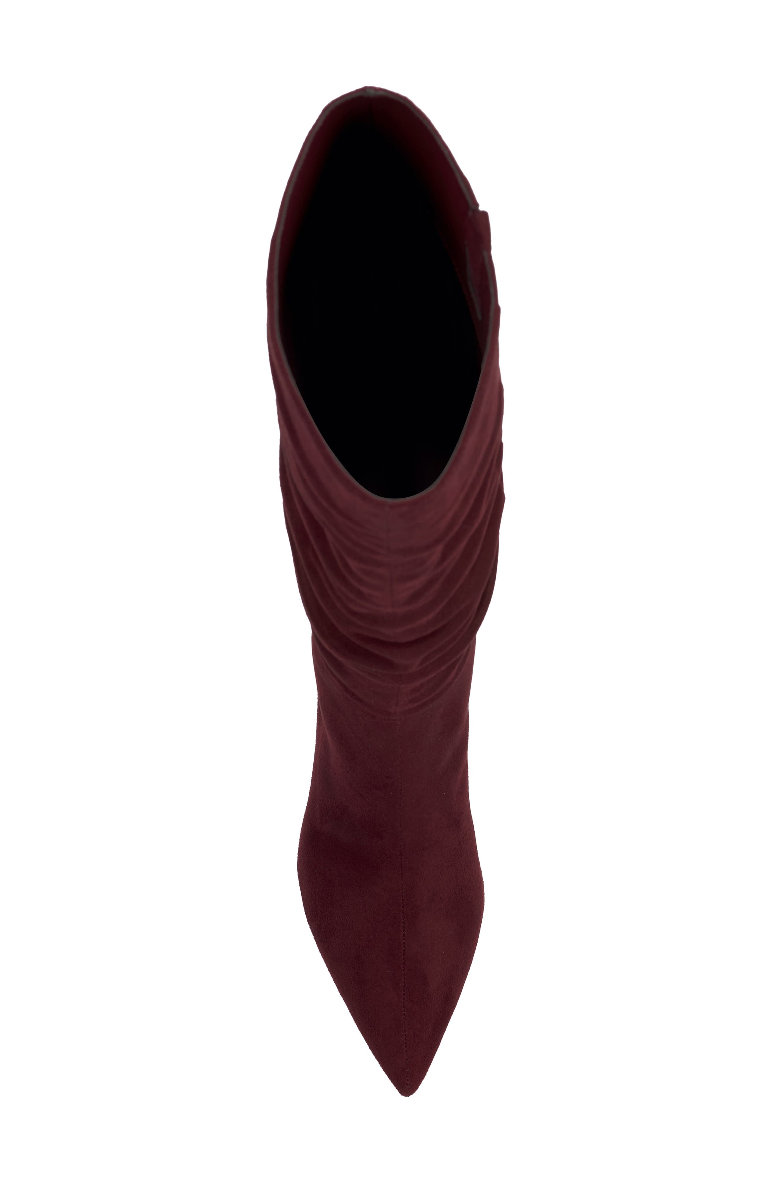 Jessica Simpson Naevy Pointed Toe Knee High Boot, Alternate, color, Dark Cherry