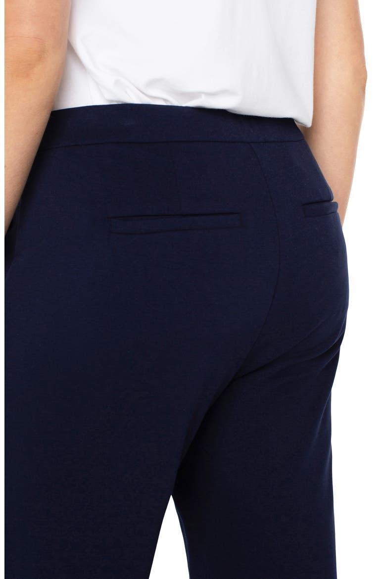 Kayla Wide Leg Pull-On Trousers, Alternate, color, CADET BLUE