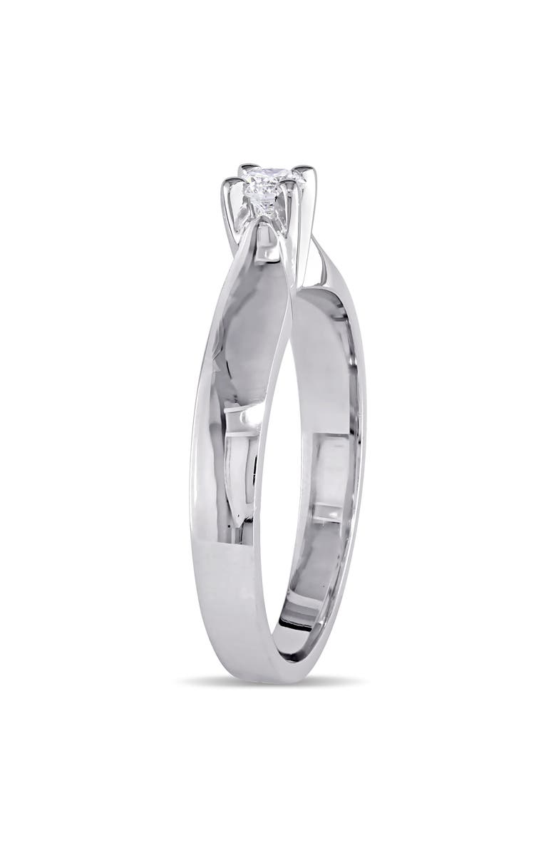 Julianna B. 1/6 CTTW Diamond Solitaire Ring 14k, Alternate, color, 