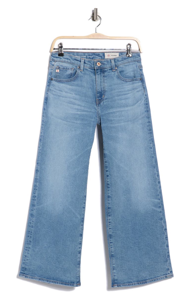 AG Cherise Crop Wide Leg Jeans, Alternate, color, Afterglow