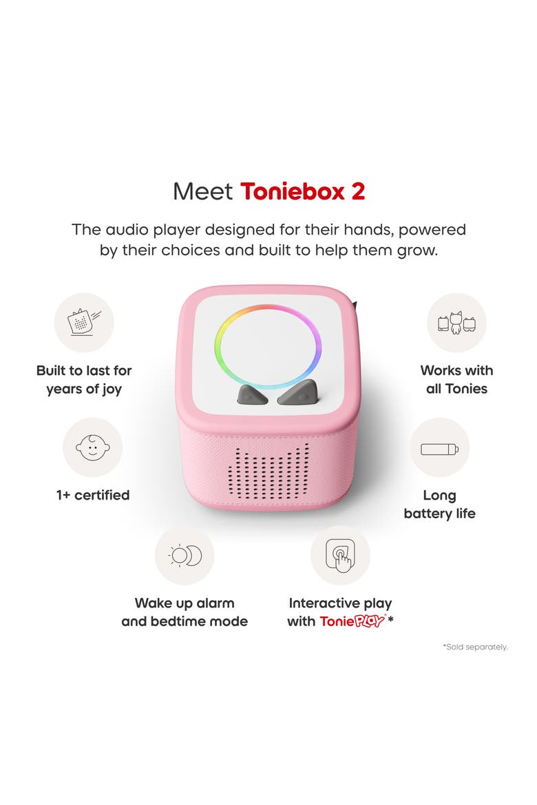 Kids' Toniebox 2 Starter Set, Alternate, color, CLOUD PINK
