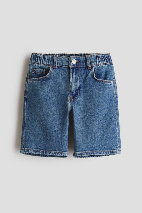 Relaxed-Fit Denim Shorts
