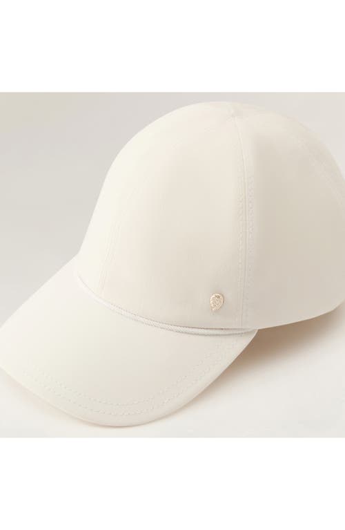 Helen Kaminski Layla Cotton Piqué Baseball Cap In White