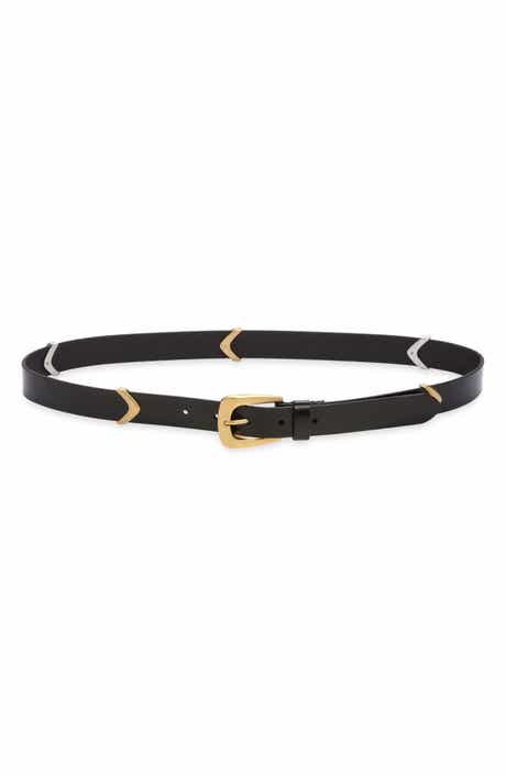 AllSaints Arrow Ornament Leather Belt