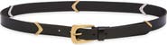 AllSaints Arrow Ornament Leather Belt