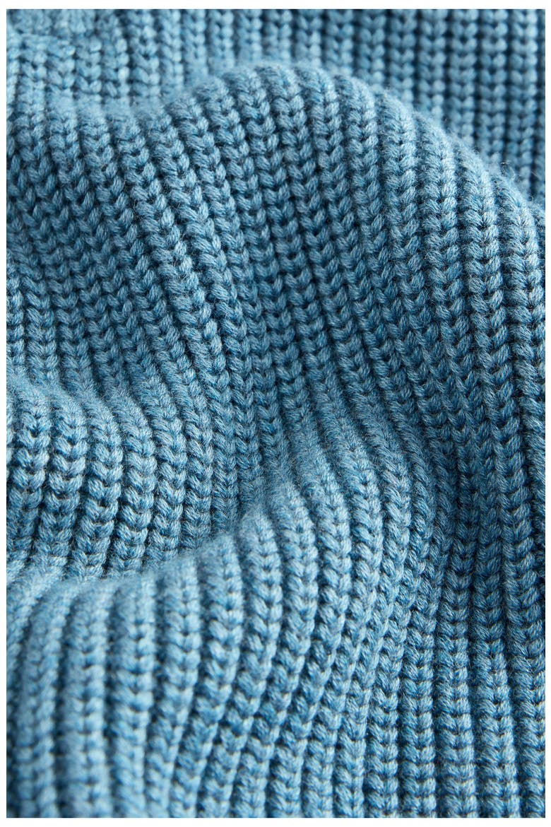 Kids' Quarter Zip Sweater, Alternate, color, BLUE