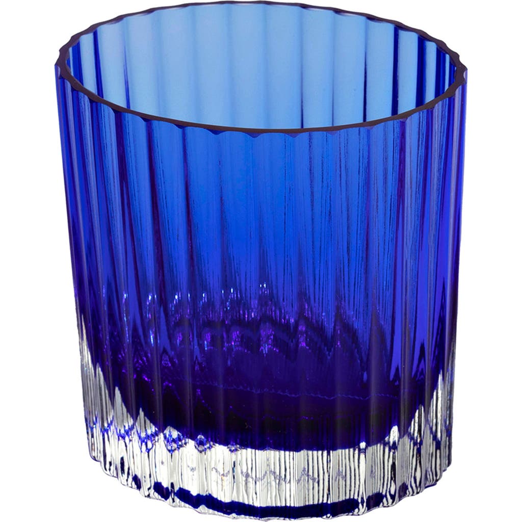 Missoni Home Tableware Wine Glasses Nastri Set Of 6 Blue 10 Oz, H 3.3"