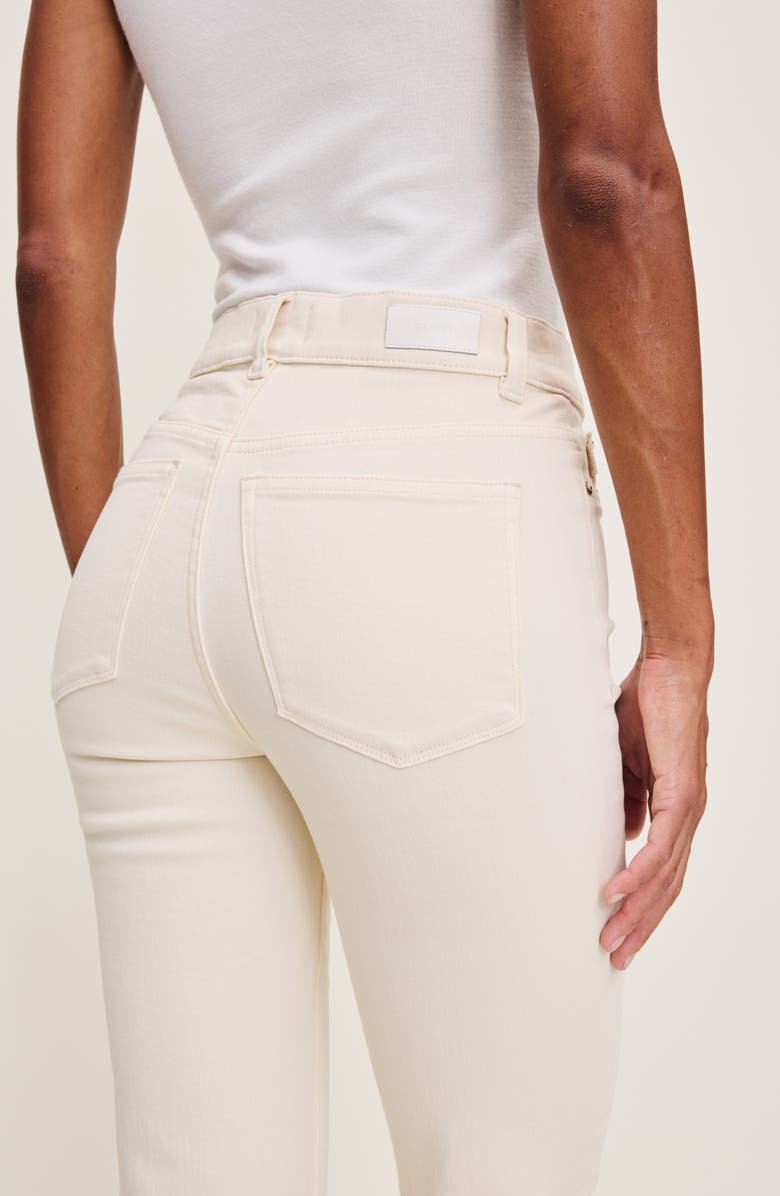 DL1961 Halle Straight Instasculpt<sup>™</sup> High Rise Jeans, Alternate, color, Ecru